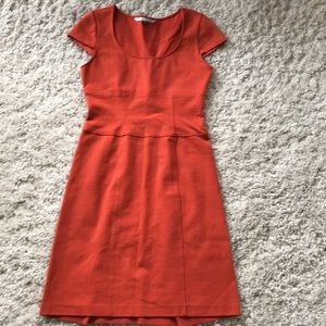 Diane von Furstenberg beautiful dark orange dress